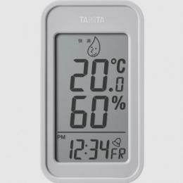 タニタ デジタル温湿度計 TT-589 ウォームグレー