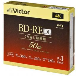 JVCケンウッド BD-RE DL 2倍速 6枚組 VBE260NP6J5