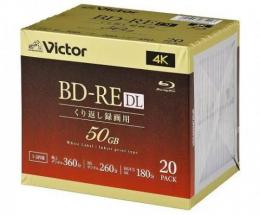 JVCケンウッド BD-RE DL 2倍速 20枚組 VBE260NP20J5