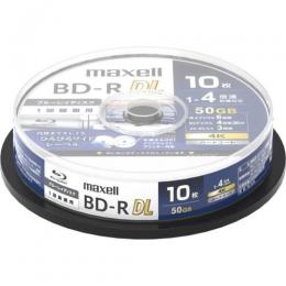 マクセル 録画用BD-R DL 1-4倍 10枚 50GB BRV50WPG10SP