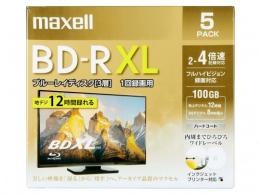 マクセル 録画用BD-R XL 4倍速 5枚組 BRV100WPE5S