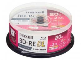 マクセル 録画用BD-RE DL 2倍速 20枚組 BEV50WPG20SP