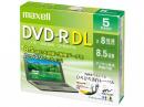 マクセル 録画用DVD-R DL 8倍速 5枚組 DRD85WPE5S