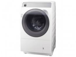 SHARP 洗濯機 ES-K10B 左開き クリスタルホワイト 開梱無料!