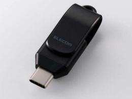 エレコム USBメモリ 64GB MF-CEU3064G ブラック