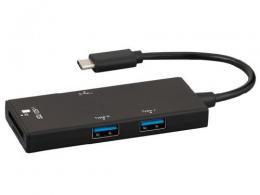 ナカバヤシ USBハブ COM-C3SD073 ブラック