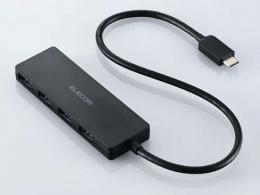 エレコム USBハブ U3HC-H041BK
