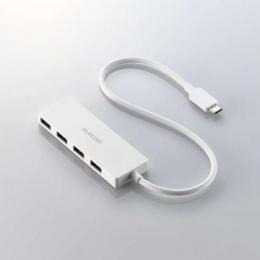 エレコム USBハブ U3HC-H041WH