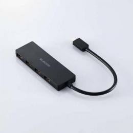 エレコム USBハブ U2HC-H040BK