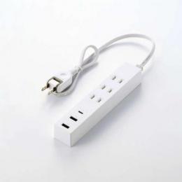 エレコム コード付きUSBタップ 0.5m T-U08-3A2C05WH