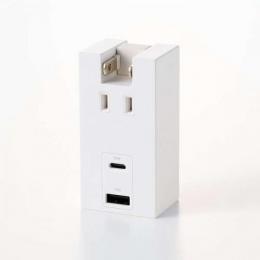 エレコム USBタップ T-U06-1ACWH