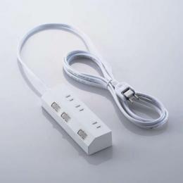 エレコム 電源タップ 3m T-IS01M-2330WH