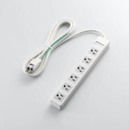 エレコム 電源タップ 2.5m T-T1A-3625WH