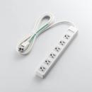 エレコム 電源タップ 2.5m T-T1A-3625WH