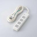 エレコム 電源タップ 2.5m T-T1C-3425WH