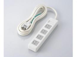 エレコム 電源タップ 2.5m T-T1D-3425WH