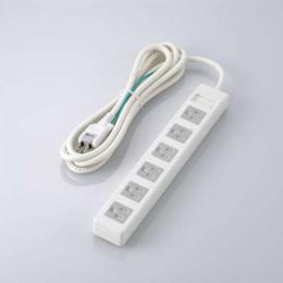 エレコム 電源タップ 2.5m T-T1D-3625WH