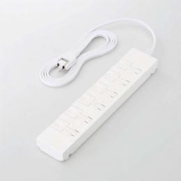 エレコム 電源タップ 2m T-KF07-2620WH
