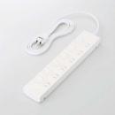 エレコム 電源タップ 2m T-KF07-2620WH