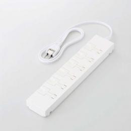 エレコム 電源タップ 1m T-KF07-2610WH