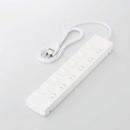 エレコム 電源タップ 1m T-KF07-2610WH