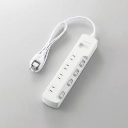 エレコム 電源タップ 1m T-E5A-2410WH