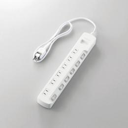 エレコム 電源タップ 1m T-E5A-2610WH