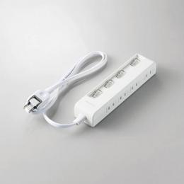 エレコム 電源タップ 1m T-E5C-2410WH