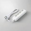 エレコム 電源タップ 1m T-E5C-2410WH