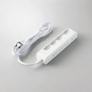 エレコム 電源タップ 2m T-E5C-2420WH