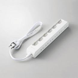 エレコム 電源タップ 1m T-E5C-2610WH
