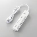 エレコム 電源タップ 2m T-E6A-2420WH