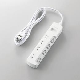 エレコム 電源タップ 3m T-E6A-2430WH
