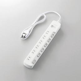 エレコム 電源タップ 1m T-E6A-2610WH