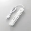 エレコム 電源タップ 2m T-E6A-2620WH