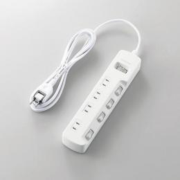 エレコム 電源タップ 2m T-E7A-2420WH