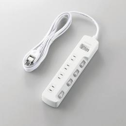 エレコム 電源タップ 3m T-E7A-2430WH