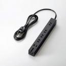 エレコム 電源タップ 2m T-KF01-2620BK