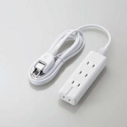 エレコム 電源タップ 2m T-KM01-2420WH