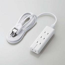 エレコム 電源タップ 3m T-KM01-2430WH