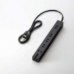 エレコム 電源タップ 1m T-KM01-2610BK