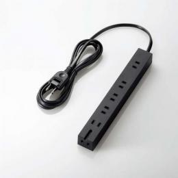エレコム 電源タップ 2m T-KM01-2620BK