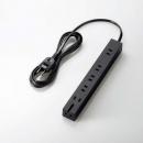 エレコム 電源タップ 2m T-KM01-2620BK