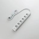 エレコム 電源タップ 1m T-WRM3610LG/RS