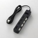 エレコム 電源タップ 2.5m T-K5A-2425BK