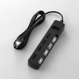 エレコム 電源タップ 2.5m T-K6A-2425BK