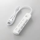 エレコム 電源タップ 2.5m T-K6A-2425WH