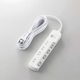 エレコム 電源タップ 5m T-K6A-2450WH