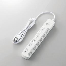 エレコム 電源タップ 2.5m T-K6A-2625WH