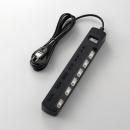 エレコム 電源タップ 2.5m T-K8A-2625BK